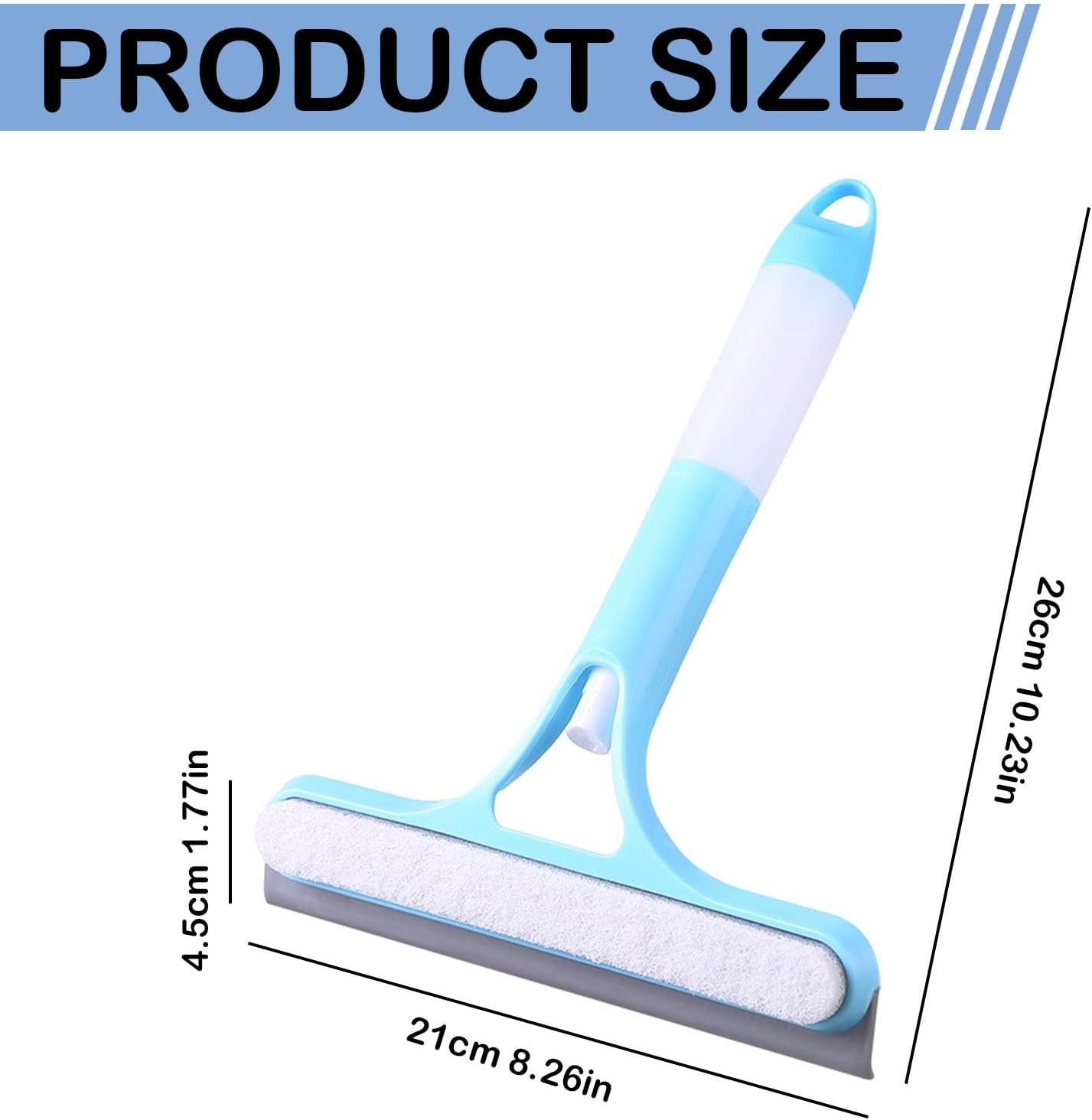 Streak-Free Window Cleaner – Spray, Wipe & Scrape in One
